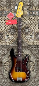 Fender American Vintage II 1960 Precision Bass in Sunburst  w/ Case, Pro Setup - Picture 1 of 8