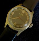 Vintage ORIS watch Authentic Gold  Waterproof Stepped Case military 1940s