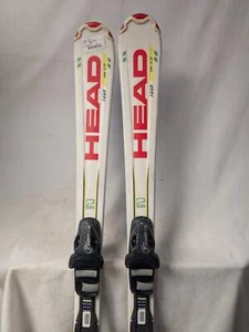 Head Era 2.0 Supershape Team Skis w/Tyrolia SP21 Bindings Size 127 Cm White Used - Picture 1 of 7