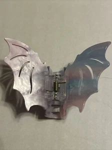 Bat (Iridescent) Claw Clip Gothic Horror Hair Accessory, Emo, Punk, Dressup New - Picture 1 of 10