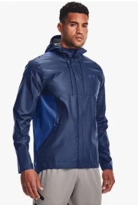 Chaqueta Under Armour CLOUDSTRIKE SHELL 1350950-404 Talla GRANDE Azul Marino/Azul NUEVA Foto 1 de 4