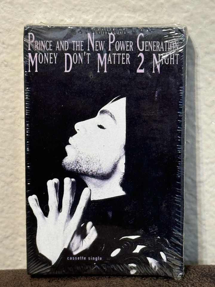 PRINCE AND THE NPG Money Don't Matter 2 Night Cassette Tape Single SEALED NOS - Image 1 of 4