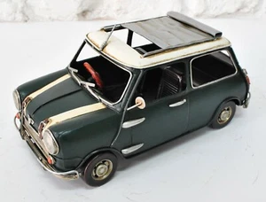 1960 Mini Cooper Vintage Toy Hand Made Classic Artwork Home Decor Figure Sale - Picture 1 of 3