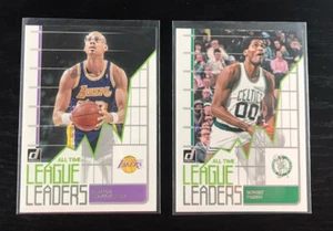 Kareem Abdul-Jabbar Robert Parrish 2020 Donruss League Leaders LAKERS CELTICS - Picture 1 of 2