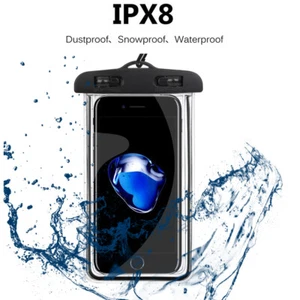 Universal Waterproof Case Dry Bag Pouch for Apple iPhone 11 Samsung S20/10+/S10e - Picture 1 of 12