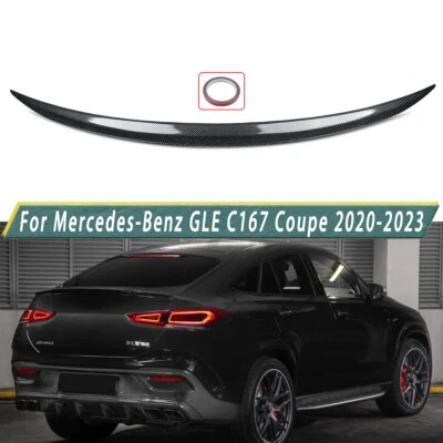 For Mercedes Benz GLE Coupe C167 2020-2024 Rear Spoiler Wing Lip Foto 1 de 4