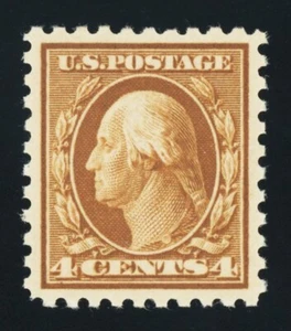 #427, 4c Brown, Superb-OG-NH, vivid color, 2024 PSE (graded 98, nh) - PERFECT ! - Picture 1 of 1
