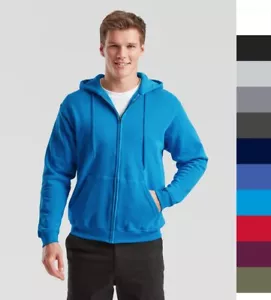 2er Pack Herren Sweatjacke FRUIT OF THE LOOM Hoodie 11 Farben S - 5XL 62-062-0 - Bild 1 von 16