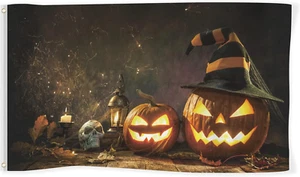 Halloween Flag 3X5 Feet Banner Double Printed Party Supplies Home Decor Funny Ha - Picture 1 of 7