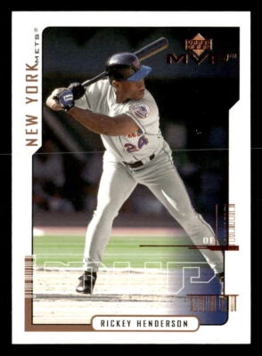 Rickey Henderson 2000 Upper Deck MVP  Card #118 New York Mets - Image 1 of 2