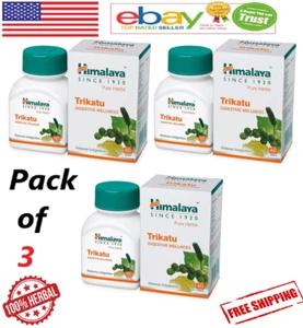 (3 X 60 = 180 Tabs) Himalaya Herbal Trikatu For Digestive Wellness (Free Ship) - Picture 1 of 5
