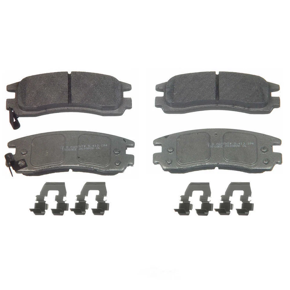 Disc Brake Pad Set fits 2001-2005 Pontiac Aztek Montana  WAGNER BRAKE - Image 1 of 1