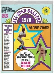1978 All Star Gallery Baseball Magazine With Boston Red Sox Insert Card Set - Picture 1 of 6