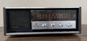 Vintage Panasonic RE-7369 FM-AM 2-Band Radio Solid State 1970s Wood Case Radio - Picture 1 of 13