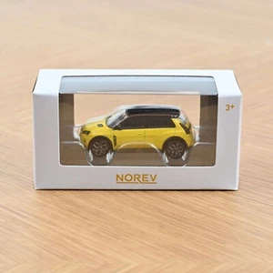 NOREV Minijet 310973 Renault 5 E-Tech 100% Electric 2024 Yellow & B Jet-car 1:64 - Foto 1 di 2
