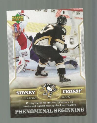 2005-06 UD ROOKIE PHENOMENAL BEGINNING Sidney Crosby BOX 20 CARD SET NEW SEALED