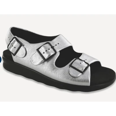 SAS Relaxed Womens Sandal Sz 11 M Moonbeam Leather Adjustable Ankle Strap - Image 1 of 4