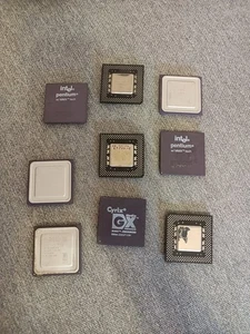 intel Pentium w/ MMX AMD Ed Cyrix Media GX Quantità 9 Venduti In Lotto. - Photo 1/10