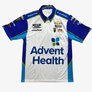 Ganassi Nascar Shirt Mens M Racing Advent Health Apparel Baseball Jersey Sparco - Picture 1 of 11