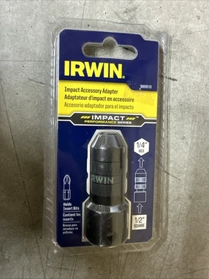 NEW IRWIN Impact Accessory Adapter 1/4” HEX PN: 1869513 - Image 1 of 2