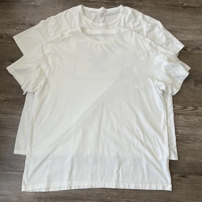 American Eagle and Abercrombie Fitch Logo T Shirts Lot Of Two Mens 2XL Crew Neck - Image 1 of 4