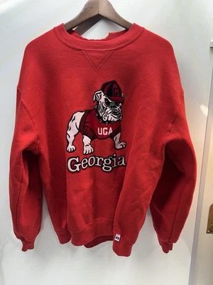 SUDADERA HOMBRE VINTAGE GEORGIA BULLDOGS RUSSELL XL Foto 1 de 4