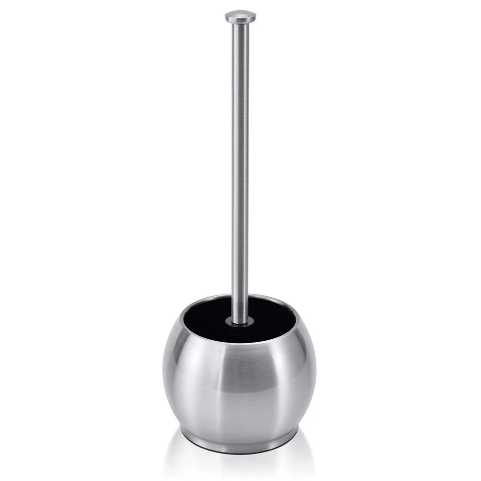 ToiletTree Products Modern Deluxe Freestanding Stainless Steel Toilet Plunger...