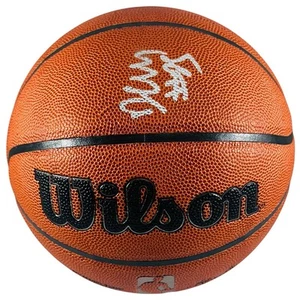 Derik Queen Signed Wilson NBA Basketball New Orleans Pelicans Maryland Terps BAS - Picture 1 of 3