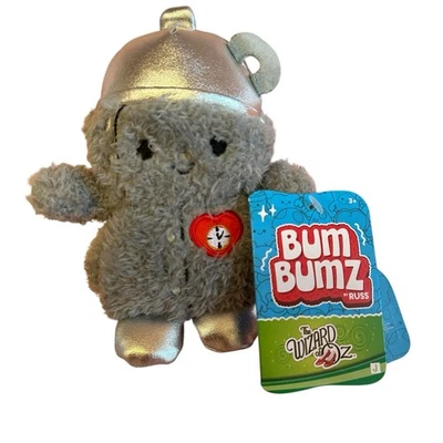 Pelúcia Bum Bumz Tin Man From Wizard Of Oz 4,5” Adorável Homem de Lata NOVO - Imagem 1 de 2