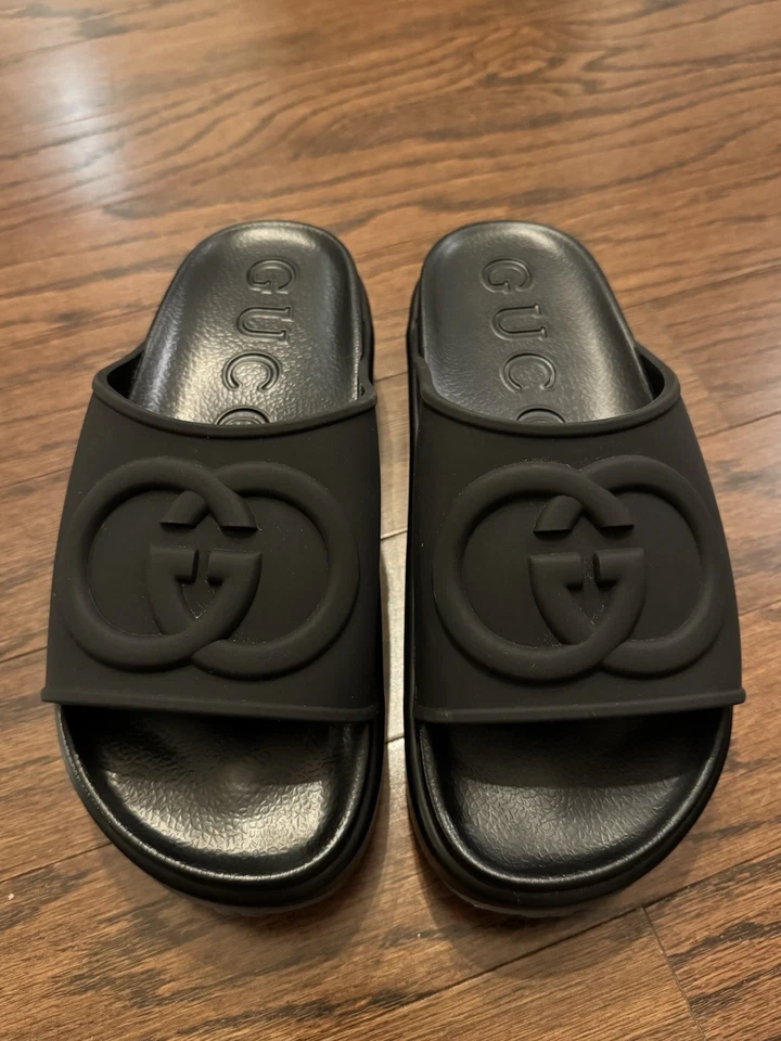 Enclavamiento GG/Plataforma Diapositivas/Negro/Mujer/Talla 39/Comprador Comprobar Autenticidad Foto 1 de 4