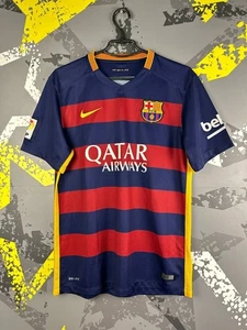 Barcelona Jersey Home football Soccer shirt 2015 - 2016 Nike Men Size M ig93 - Picture 1 of 14