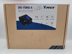 4K@60Hz HDMI Over IP Fiber Optic Extender (Up to 40KM Single-Mode) (UHD-FOM40-K) - Picture 1 of 6