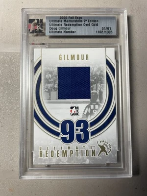 2009 Doug Gilmour FALL EXPO Redemption GOLD.        1 Of 1. !! - Image 1 of 2