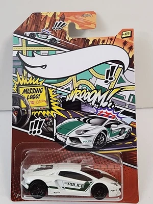 Hot Wheels Missing Logo 4/5 Lamborghini Aventador Coupe / A24 - Image 1 of 4