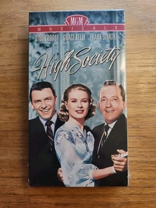 High Society VHS NEW Bing Crosby Frank Sinatra Grace Kelly MGM Musicals Comedy  - Picture 1 of 7