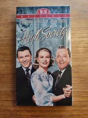High Society VHS NEW Bing Crosby Frank Sinatra Grace Kelly MGM Musicals Comedy  - Image 1 of 4