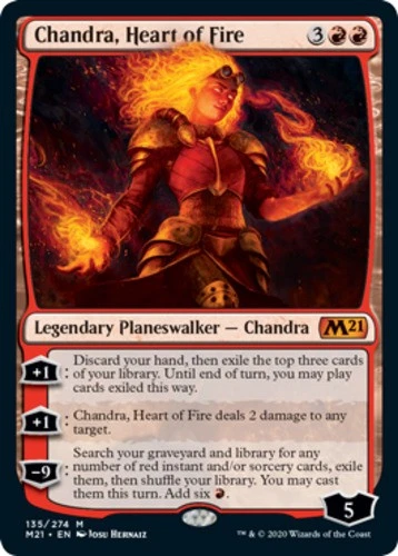Chandra, Heart of Fire - Core Set 2021 #135/274 MTG Magic The Gathering - Image 1 of 1