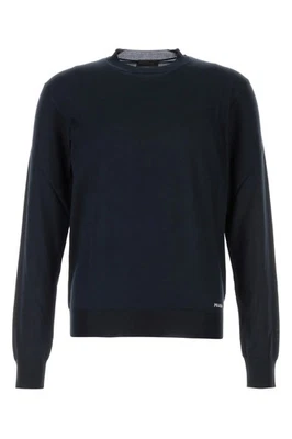 PRADA Blue Silk Sweater New & Authentic - Image 1 of 3