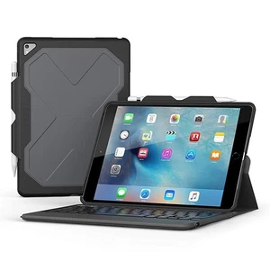 ZAGG Rugged Messenger Folio Case for 10.5-Inch iPad Pro - Back-lit QWERTY Layout - Picture 1 of 10