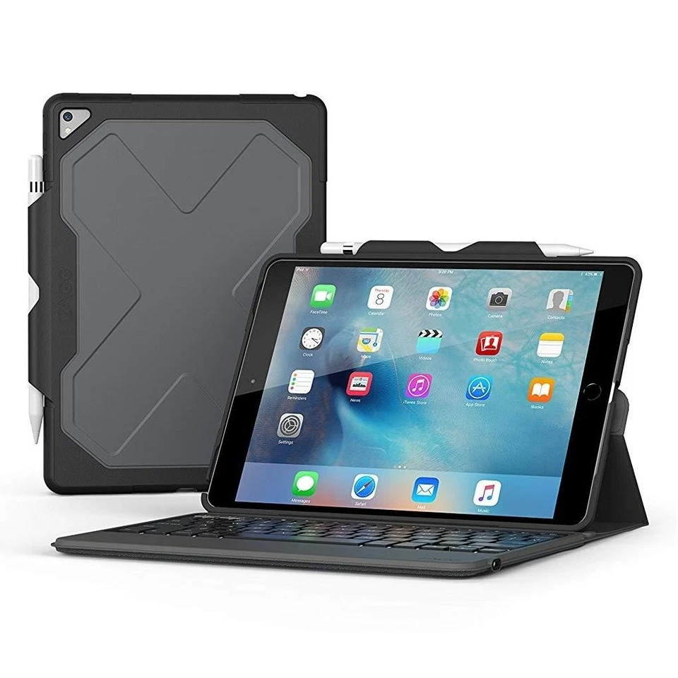 ZAGG Rugged Messenger Folio Case for 10.5-Inch iPad Pro - Back-lit QWERTY Layout - Image 1 of 4