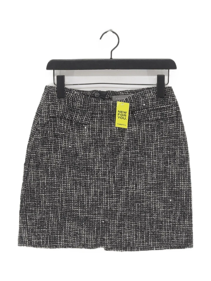 Mint Velvet Women's Mini Skirt UK 10 Black Cotton - Image 1 of 4