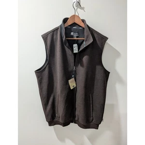 Jos. A. Bank Brown Leadbetter Golf Vest NWT - Picture 1 of 3
