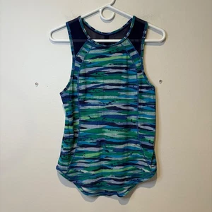 Lululemon Sculpt Tank Seven Wonders Multi/Hero Blu SPF Taglia 8 Tempo Libero - Foto 1 di 7