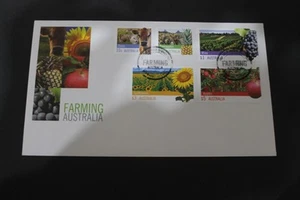 2012 FARMING AUSTRALIA  POST FDC COVER - Picture 1 of 1