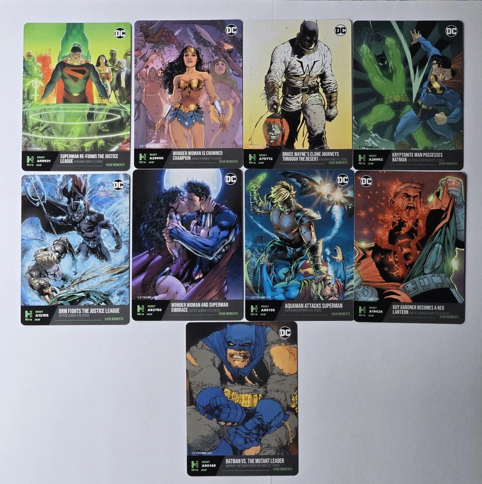DC Hybrid Cards S22 VIVID MOMENTS – Complete 9 Card Bundle Set - Image 1 of 1