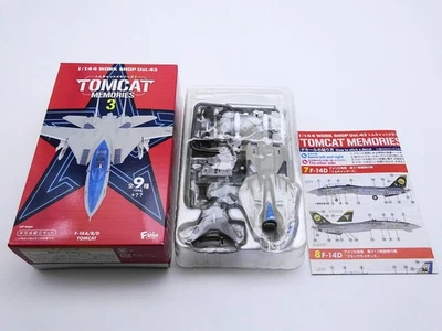 1/144 TOMCAT MEMORIES 3 #8 F-14D VF-213 Black Lions , F-toys = - Image 1 of 4