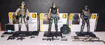 Gi Joe 2010 POC Hawk v6 Duke v42 Snake Eyes v53 completo Foto 1 de 4