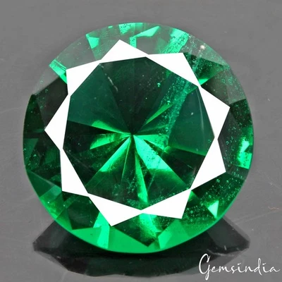 81.50 Ct Hydro Green Tourmaline Round Cut Flawless Loose Pendant Size Gemstone - Image 1 of 4