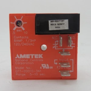 Ametek Q1T-00010-341 NCC Q1 Series 8A Time Delay Relay - Picture 1 of 2