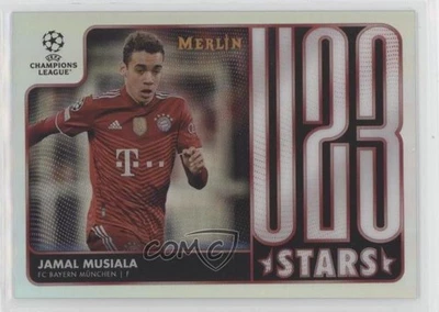 2021-22 Topps Merlin Collection Chrome UCL U23 Stars Jamal Musiala #U23-12 - Image 1 of 2
